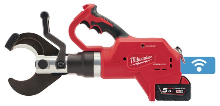 Кабелерез гидравлический аккумуляторный (подземный) MILWAUKEE M18 HCC75-502C ONE-KEY (ЗУ+2Х5Ач+кейс)