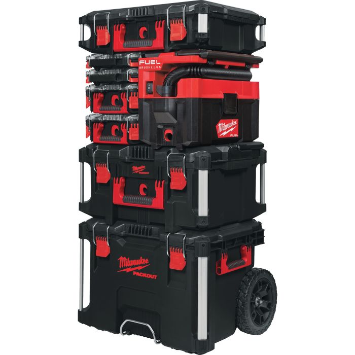 Пылесос аккумуляторный бесщеточный PACKOUT MILWAUKEE M18 FPOVCL-0 (каркас) для воды и сухого мусора