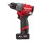 Дриль-шуруповерт акумуляторний безщітковий MILWAUKEE M12 FDD2-402X (45 Нм) (ЗУ+2ак.Х4Ач+HDкейс)