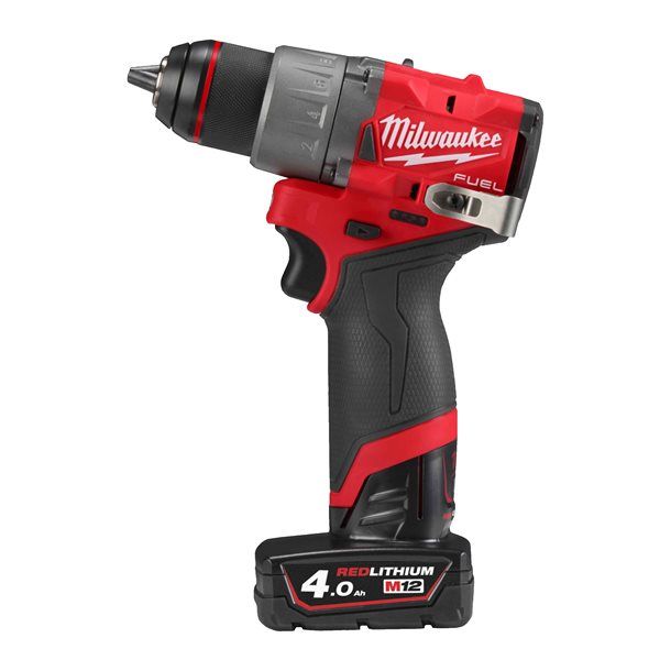 Дрель-шуруповерт аккумуляторная бесщёточная MILWAUKEE M12 FDD2-402X (45 Нм) (ЗУ+2ак.Х4Ач+HDкейс)