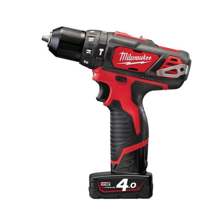 Дрель-шуруповёрт аккумуляторная ударная MILWAUKEE M12 BPD-0 (30Нм)(каркас)