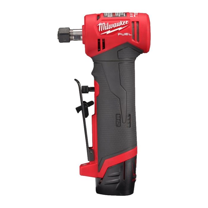Машина шлифовальная аккумуляторная цанговая угловая бесщеточная MILWAUKEE M12 FDGA-422B (ЗУ+2ак)