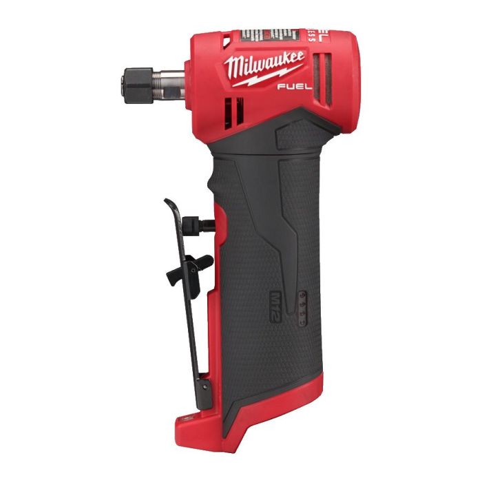 Машина шлифовальная аккумуляторная цанговая угловая бесщеточная MILWAUKEE M12 FDGA-422B (ЗУ+2ак)