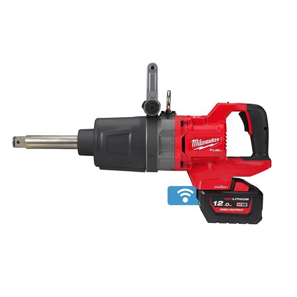 Гайковерт аккумуляторный бесщеточный MILWAUKEE 1'' (2711Нм) M18 ONEFHIWF1D-0C, с кольцом (каркас)
