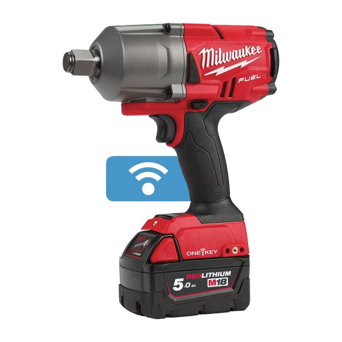 Гайковерт аккумуляторный бесщёточный MILWAUKEE 3/4" (2034Нм) M18 ONEFHIWF34-502X, с кольцом