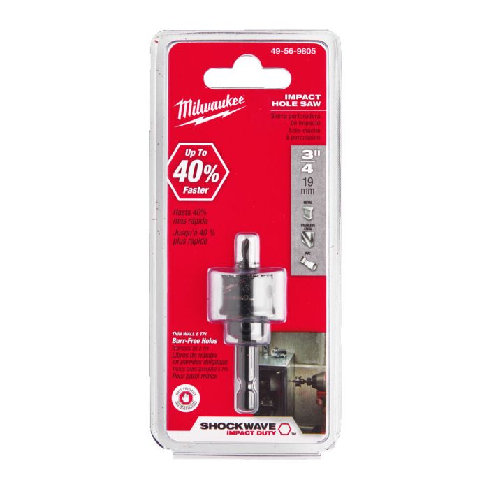 Коронка Shockwave MILWAUKEE Ø19мм