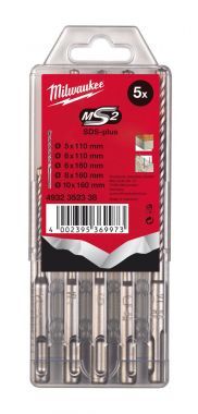 Набор буров SDS-PLUS MS2  MILWAUKEE (5шт) (5.5-8 мм)