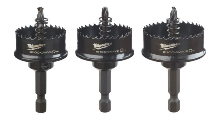 Набор коронок Shockwave MILWAUKEE Ø22/29/35мм