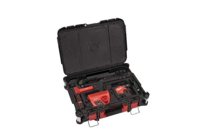 Нивелир лазерный аккумуляторный 3D MILWAUKEE M12 3PL-401C (360˚, зелёный луч) (ЗУ+1Х4Ач+кейс)