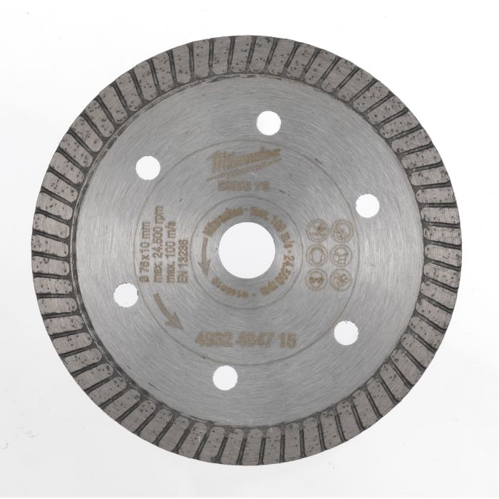 Диск алмазный MILWAUKEE DHTS 76, Ø76мм, (керамогранит, плитка)