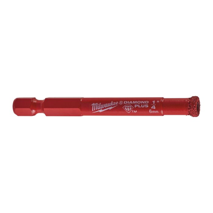 Коронка алмазная Diamond Plus MILWAUKEE, Ø6мм (1/4 Hex)
