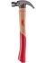 Молоток с закругленным гвоздодером и рукояткой из гикори MILWAUKEE, 16 унций/450гр