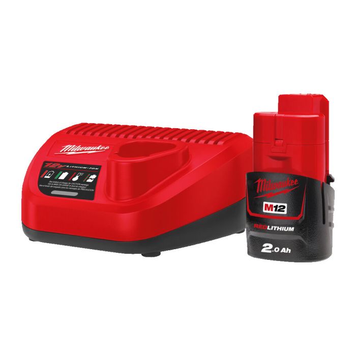 Энергокомплект MILWAUKEE M12 NRG-201 (ЗУ С12+ 1акк.Х2Ач B2)