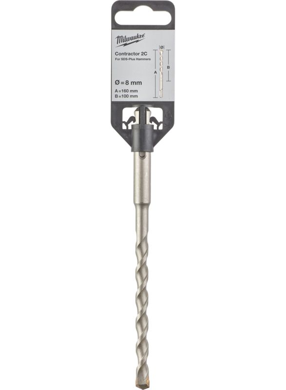 Бур SDS-PLUS Contractor MILWAUKEE Ø8x160мм