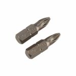 Біти S2A хрестові PZ 1х25 мм, 2 шт блістер