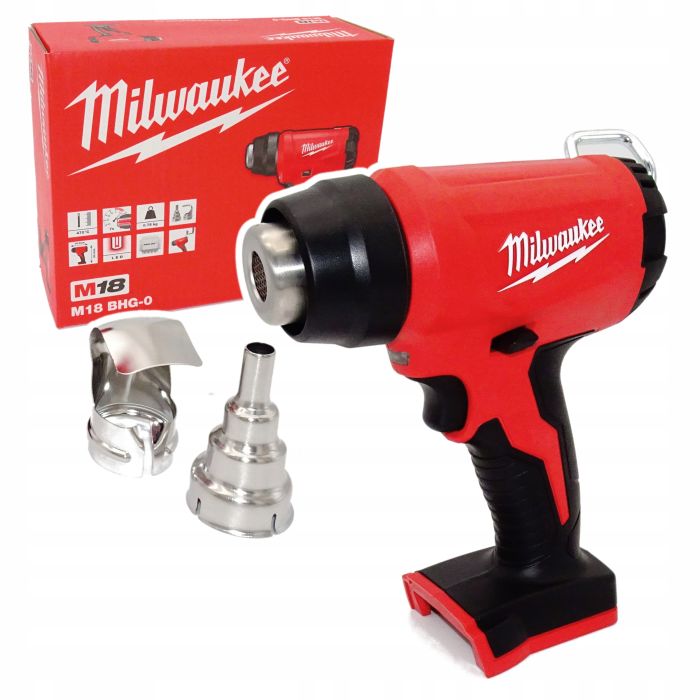 Пистолет горячего воздуха - фен аккумуляторный MILWAUKEE M18 BHG-0 (каркас)