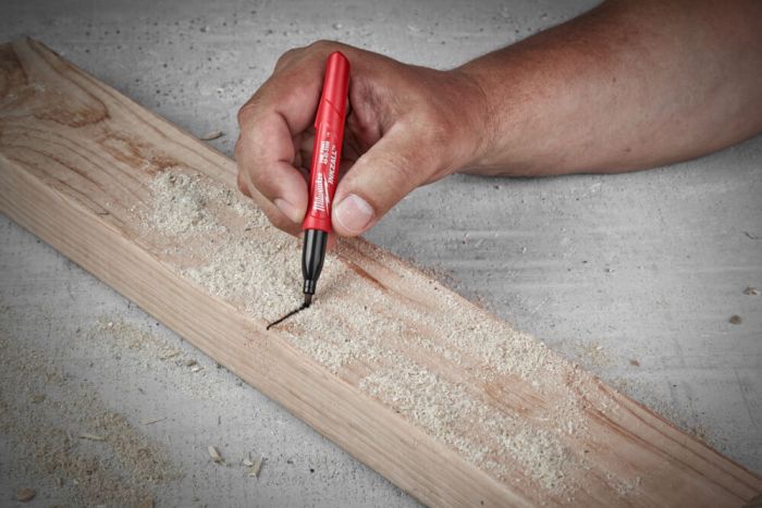 Маркер для стройплощадки INKZALL MILWAUKEE, тонкий черный