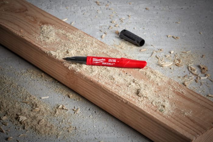 Маркер для стройплощадки INKZALL MILWAUKEE, тонкий черный