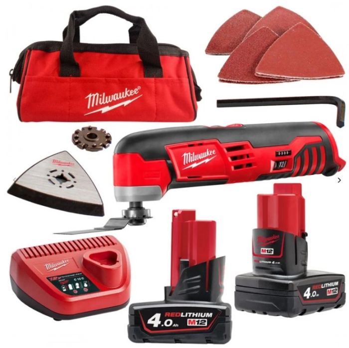 Инструмент многофункциональный аккумуляторный MILWAUKEE M12 MT-402B (ЗУ+2ак.Х4Ач+сумка)