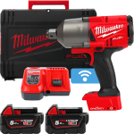 Гайковерт аккумуляторный бесщёточный MILWAUKEE 3/4" (2034Нм) M18 ONEFHIWF34-502X, с кольцом