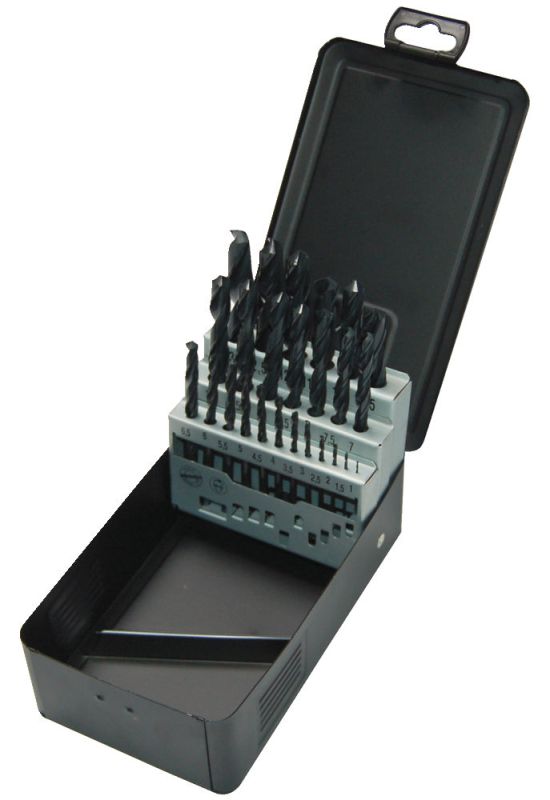 Набор сверл по металлу HSS-R MILWAUKEE, DIN338 (25шт) (1-13мм)