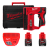 Степлер скобозабивний акумуляторний MILWAUKEE M12 BST-202X (ЗУ+2акк.Х2ач+HDкейс)