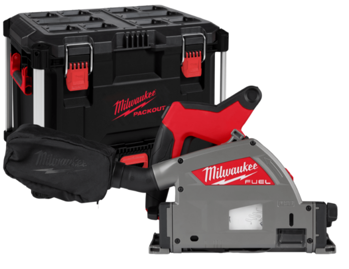 Пила дисковая погружная аккумуляторная бесщеточная MILWAUKEE M18 FPS55-0P Ø165мм (каркас+PACKOUT)
