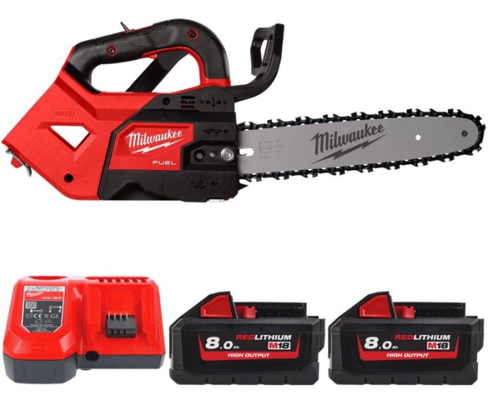 Пила цепная аккумуляторная бесщёточная с верхней рукояткой MILWAUKEE M18 FTHCHS30-802, (замена на 49