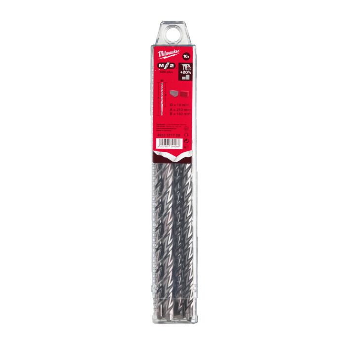 Бур SDS-PLUS M2 MILWAUKEE, Ø10,0х210х150мм, (10шт)