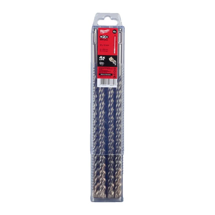 Бур SDS-PLUS MX4 MILWAUKEE, Ø14,0х210х150мм, (10шт)