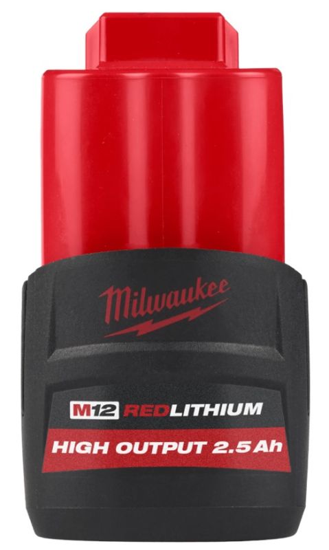 Аккумулятор MILWAUKEE M12 HB2.5 (HIGH OUTPUT) 2,5 АЧ