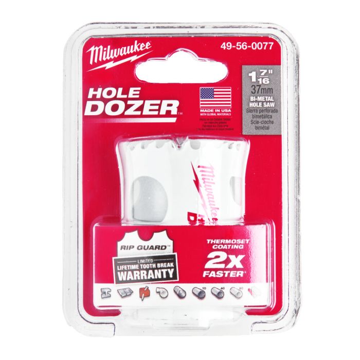 Коронка Bi-Metal HOLE DOZER™ MILWAUKEE (III) Ø37мм