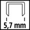 Скоби для пневматичсного степлера Einhell 5,7х16 мм, 3000 шт. (4137855)