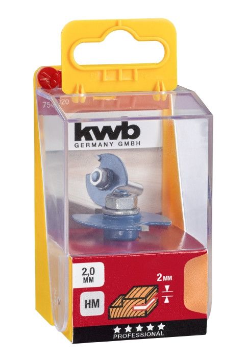 Фреза пазовая дисковая 2 мм, KWB (754020)
