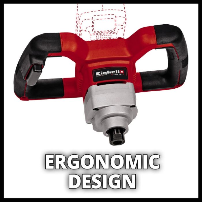Міксер-мішалка акумуляторний Einhell TE-MX 18 Li - Solo (4258760)