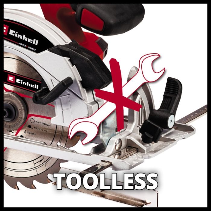 Циркулярна пила акумулятона Einhell TE-CS 18/165-1 Li - Solo (4331207)