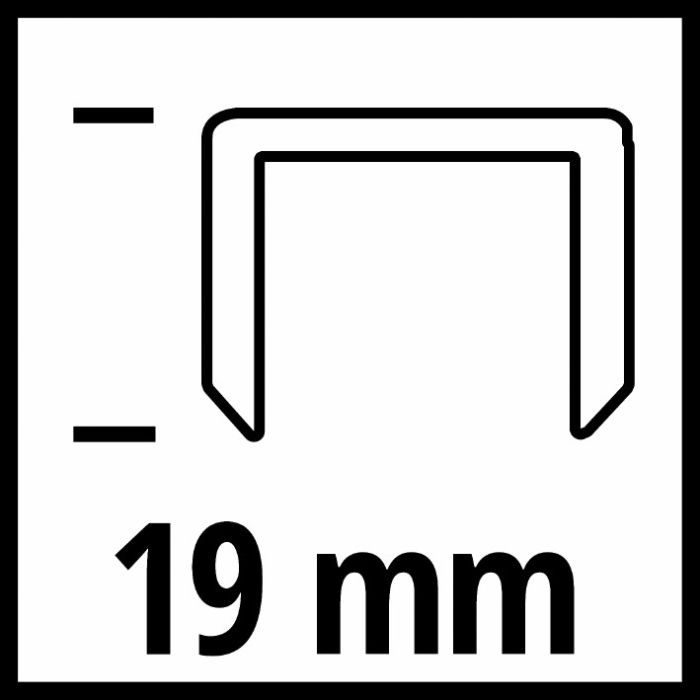 Скобы для аккумуляторного степлера Einhell, 19 мм, 3000шт (4137875)