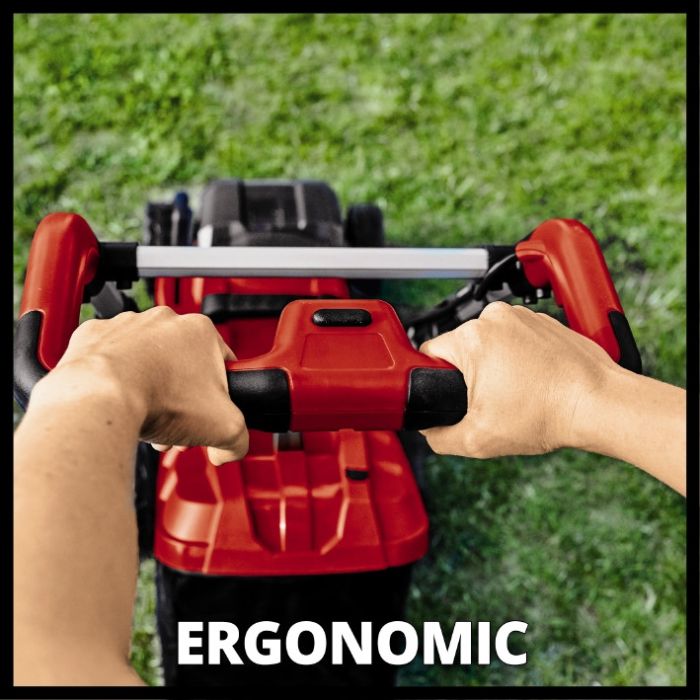 Газонокосарка акумуляторна Einhell GE-CM 36/34-1 Li-Solo X-Change (без акум.), 36В, вис. 25-65 мм, шир. 33,5 см, для 300 м2