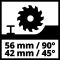 Пила циркулярна заглибна Einhell TE-PS 165 (4331300)