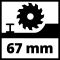 Пила циркулярная Einhell TC-CS 1410 (4331050)