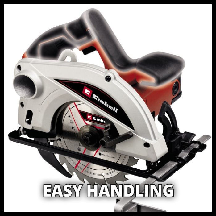 Пила циркулярна, 1250 Вт, диск 165 мм