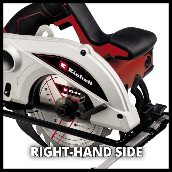 Пила циркулярна, 1250 Вт, диск 165 мм