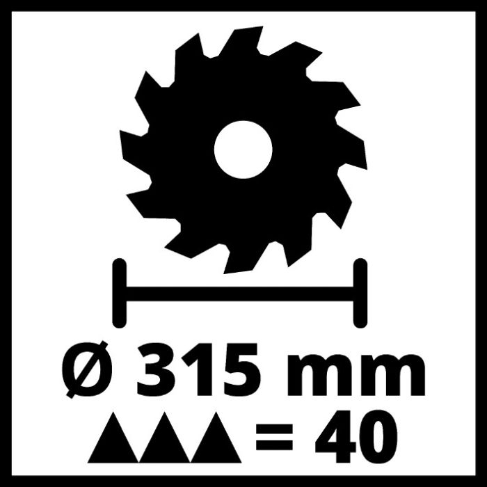 Пила циркулярная настольная Einhell TC-TS 315 U (4340556)