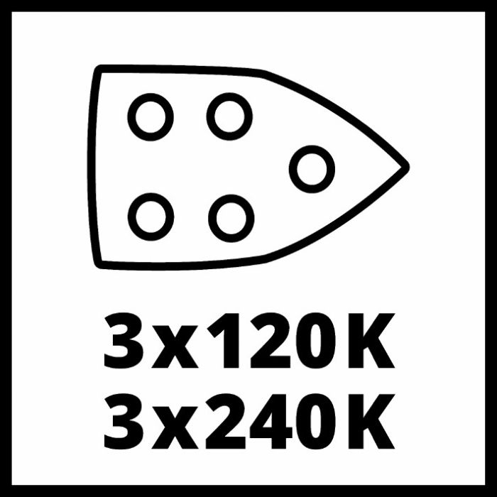 Дельташліфмашина акумуляторна Einhell TE-OS 18/150 Li - Solo (4460708)