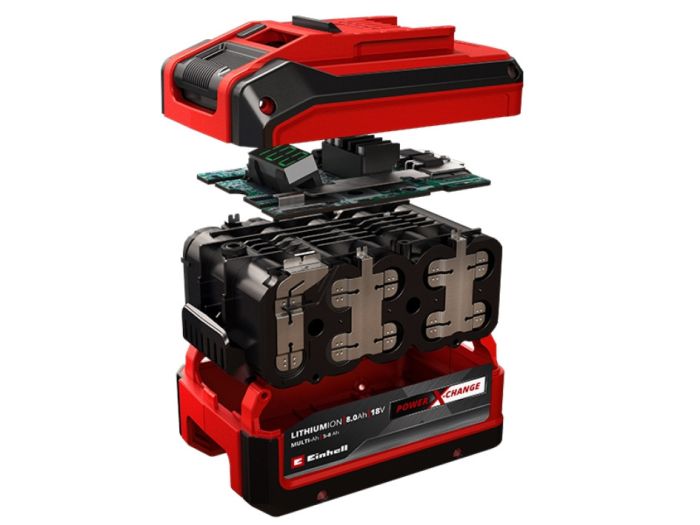 Акумулятор Einhell  Multi-Ah PXC Plus, 18 В,  5.0 - 8.0 Аг, PXC-PLUS, перемикач ємності (4511600)