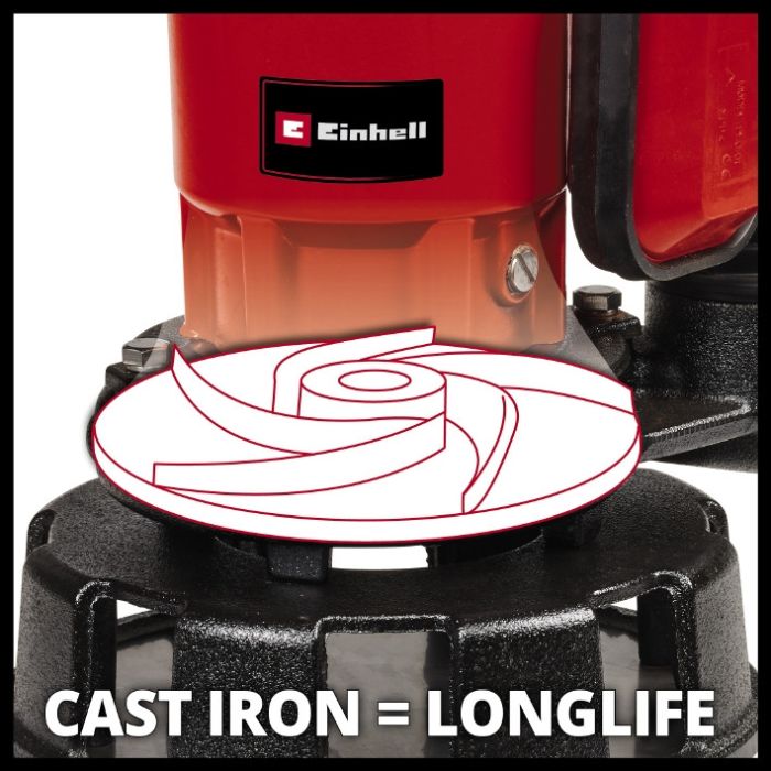 Насос погружной для грязной воды с ножами Einhell GE-DP 900 Cut (4181550)