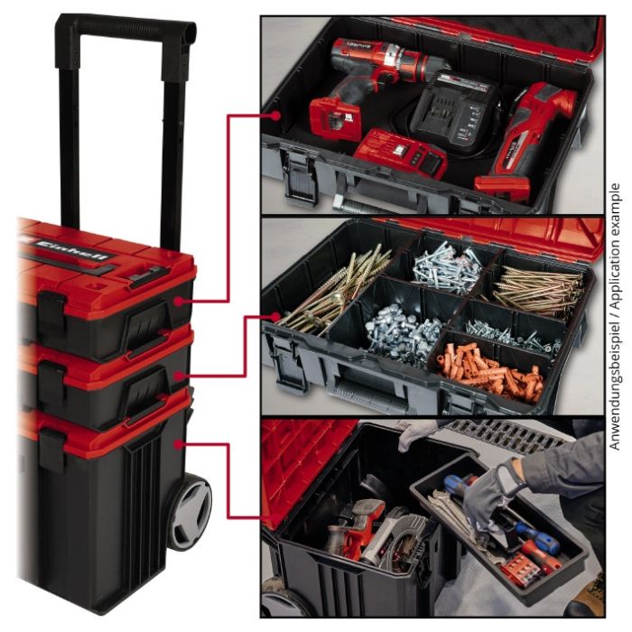 Пластиковый кейс Einhell E-Case Tower (4540015)