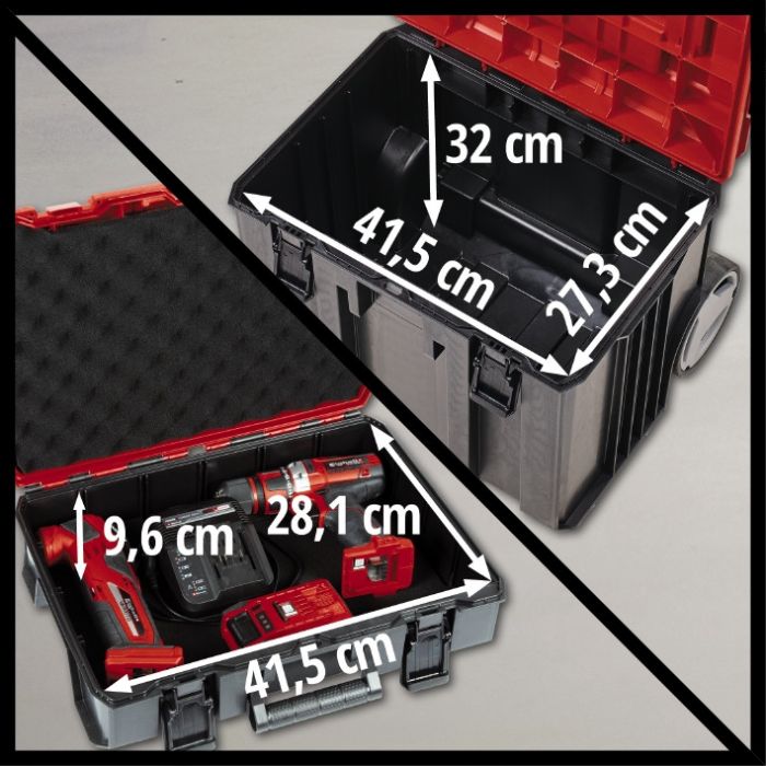 Пластиковый кейс Einhell E-Case Tower (4540015)