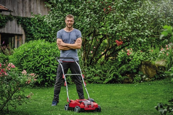 Вертикуттер-аератор акумуляторний X-Change (без акум.), 36В, ширина 350 мм, без травозбірника і вала аерації