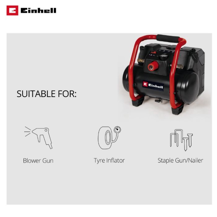 Компресор акумуляторний Einhell TE-AC 36/150 Li OF - Solo (4020415)